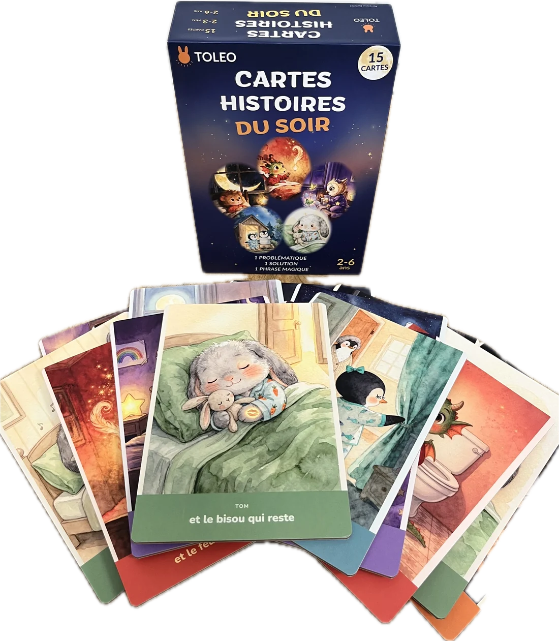 Le coffret TOLEO et ses cartes en éventail
